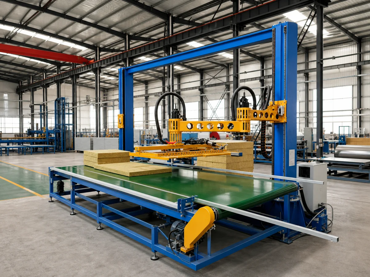 Column-type integrated panel feeding machine